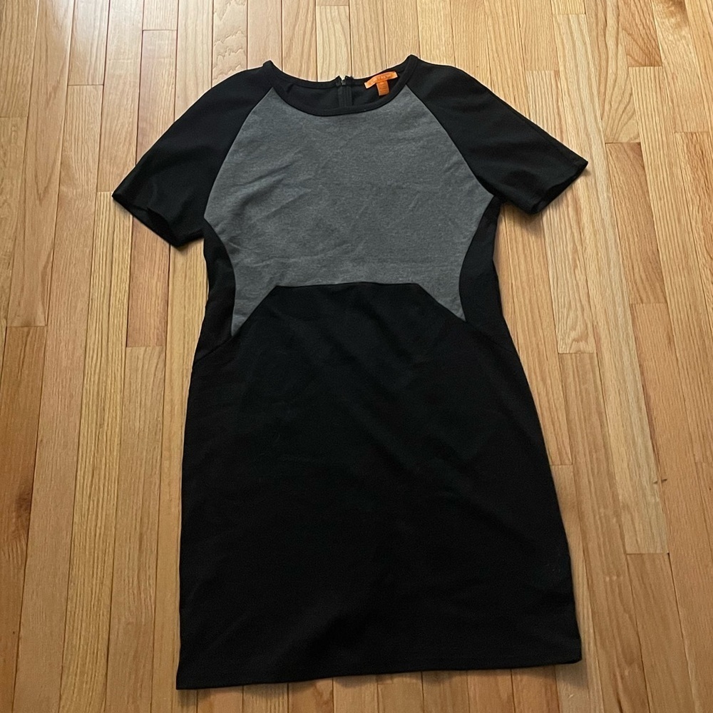 Joe Fresh Black and Grey Tee Shirt Dress Size 12